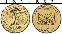 Продать Монеты Нигер 100 франков 2020 Золото