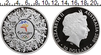 Продать Монеты Австралия 30 долларов 2000 Серебро