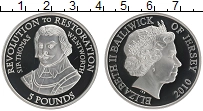 Продать Монеты Остров Джерси 5 фунтов 2010 Серебро