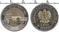 Продать Монеты Польша 5 злотых 2024 Биметалл