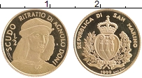 Продать Монеты Сан-Марино 1/2 скудо 1999 Золото