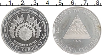 Продать Монеты Никарагуа 100 кордоб 1975 Серебро