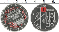 Продать Монеты Италия 5 евро 2020 Серебро