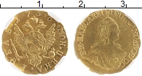 Продать Монеты 1741 – 1761 Елизавета Петровна 1 рубль 1756 Золото