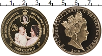 Продать Монеты Тристан-да-Кунья 1 крона 2016 Позолота