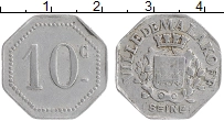 Продать Монеты Франция 10 сантим 0 Алюминий