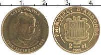 Продать Монеты Андорра 2 сентима 2005 Латунь