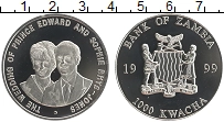Продать Монеты Замбия 1000 квач 1999 Медно-никель