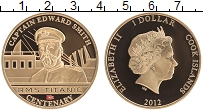 Продать Монеты Острова Кука 1 доллар 2012 Позолота
