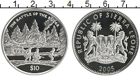 Продать Монеты Сьерра-Леоне 10 долларов 2005 Серебро