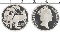 Продать Монеты Австралия 1 доллар 1990 Серебро