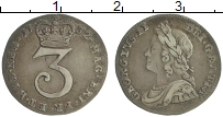Продать Монеты Великобритания 3 пенса 1740 Серебро