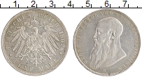 Продать Монеты Саксе-Мейнинген 5 марок 1902 Серебро
