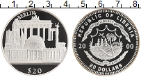 Продать Монеты Либерия 20 долларов 2000 Серебро