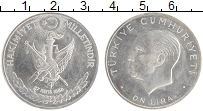 Продать Монеты Турция 10 лир 1960 Серебро