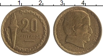 Продать Монеты Перу 20 сентаво 1954 Латунь