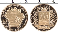 Продать Монеты Сан-Марино 20 евро 2006 Золото
