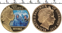 Продать Монеты Гернси 50 пенсов 2014 Позолота