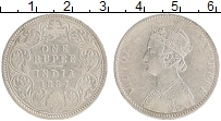 Продать Монеты Британская Индия 1 рупия 1887 Серебро