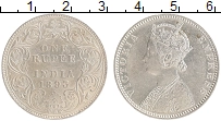 Продать Монеты Британская Индия 1 рупия 1893 Серебро