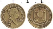 Продать Монеты Филиппины 5 сентаво 1974 Бронза