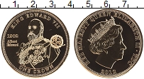 Продать Монеты Тристан-да-Кунья 1 крона 2012 Позолота