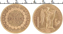 Продать Монеты Франция 100 франков 1908 Золото