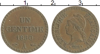 Продать Монеты Франция 1 сантим 1850 Бронза