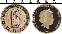 Продать Монеты Гибралтар 1 крона 2013 Позолота