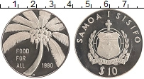 Продать Монеты Самоа 10 долларов 1980 Серебро