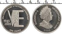 Продать Монеты Тристан-да-Кунья 1 крона 2005 Медно-никель