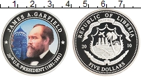 Продать Монеты Либерия 5 долларов 2010 Посеребрение