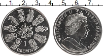 Продать Монеты Остров Мэн 1 крона 2006 Медно-никель