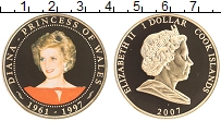 Продать Монеты Острова Кука 1 доллар 2007 Позолота