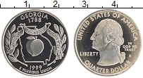 Продать Монеты США 1/4 доллара 1999 Серебро
