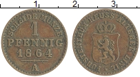 Продать Монеты Рейсс-Шляйц 1 пфенниг 1864 Медь