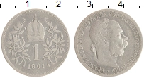 Продать Монеты Австрия 1 крона 1901 Серебро