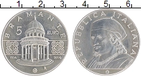 Продать Монеты Италия 5 евро 2014 Серебро