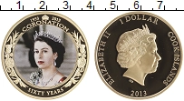 Продать Монеты Острова Кука 1 доллар 2013 Позолота