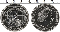 Продать Монеты Гернси 5 фунтов 2012 Медно-никель