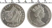 Продать Монеты Гибралтар 1 крона 1990 Медно-никель