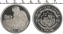 Продать Монеты Либерия 1 доллар 2006 Медно-никель