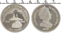 Продать Монеты Тристан-да-Кунья 1 крона 2005 Медно-никель