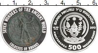 Продать Монеты Руанда 500 франков 2013 Серебро