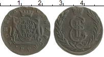 Продать Монеты 1762 – 1796 Екатерина II 1 копейка 1777 Медь