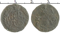 Продать Монеты 1762 – 1796 Екатерина II 1 полушка 1776 Медь