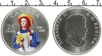 Продать Монеты Канада 25 центов 2008 Медно-никель