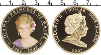 Продать Монеты Острова Кука 1 доллар 2007 Позолота