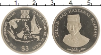 Продать Монеты Бруней 3 доллара 1997 Медно-никель