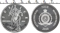 Продать Монеты Ниуэ 1 доллар 2026 Серебро